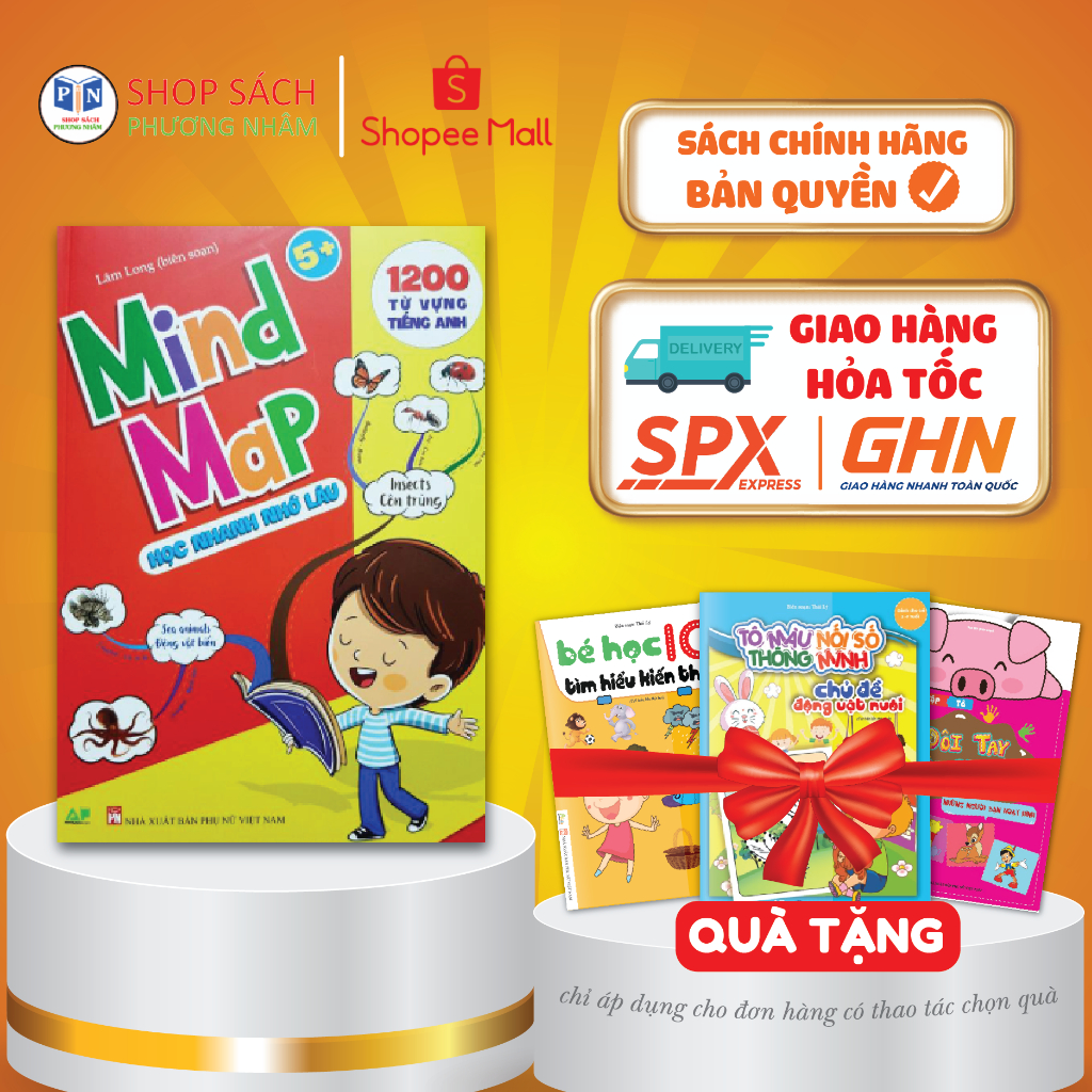 Sách - Mind Map 1200 Từ Vựng Tiếng Anh ( Mới )