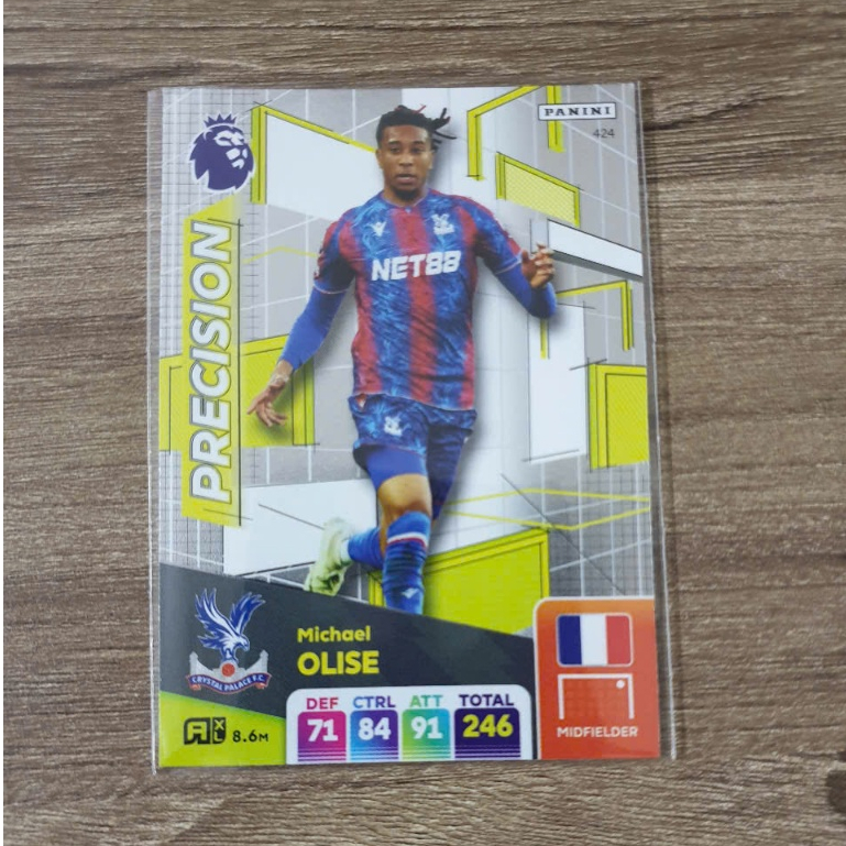 Thẻ cầu thủ Michael Olise #424 Panini Adrenalyn XL 2024/25