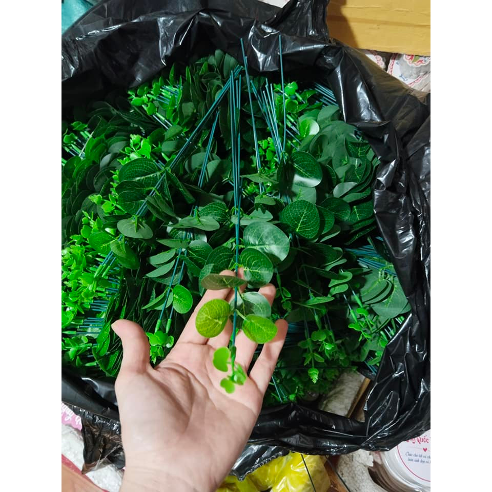 COMBO 1kg Cành lá táo rời, cắm điểm hoa lụa, hoa handmade, trang trí phòng | D007