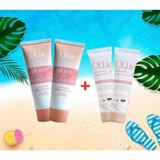 Bộ 2 kem tẩy & 2 kem dưỡng Ollie, tẩy lông vùng kín, nách, tay, chân, an toàn không đau rát.