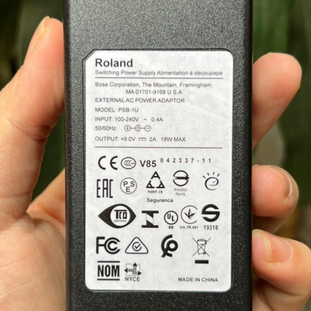 Dây nguồn 9v 2a đàn Roland
