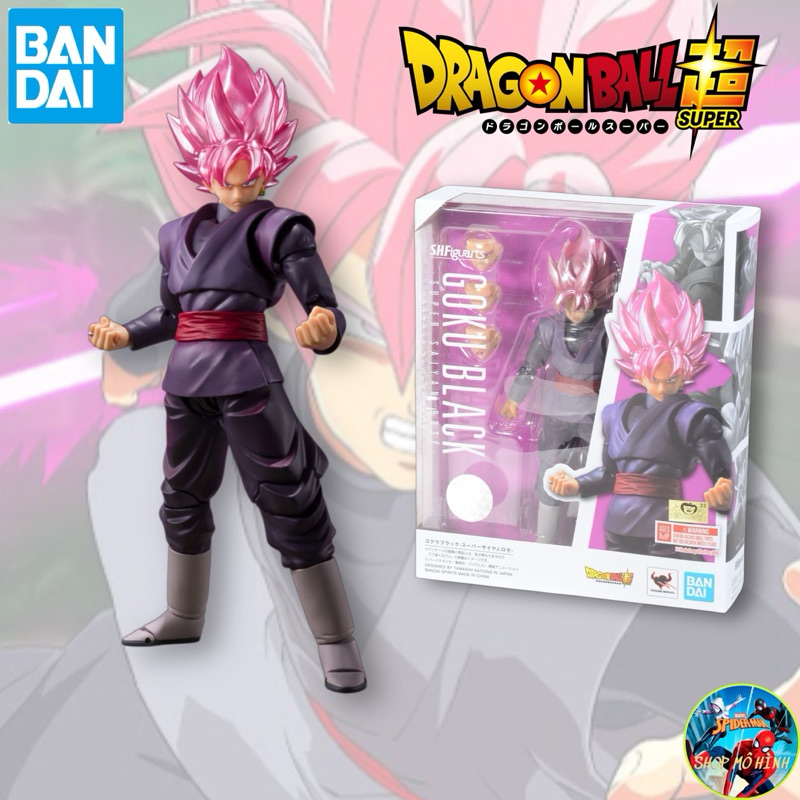 Mô Hình SHF Goku Black Super Saiyan Rose Dragon Ball Chính Hãng BANDAI