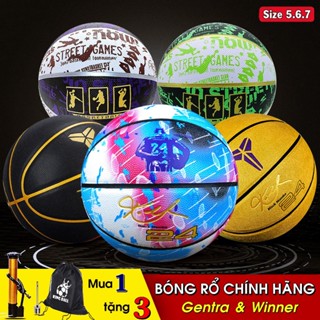 Quả Bóng Rổ Cao Su Da Size Số 5 6 7 Banh Bóng Rổ Trẻ Em Nam Nữ Chính Hãng King Ball Thi Đấu Outdor
