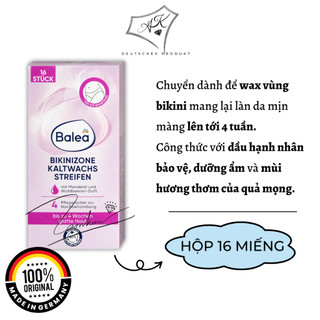 [ Hàng Đức ] Miếng dán tẩy lông Balea dành vùng Bikini