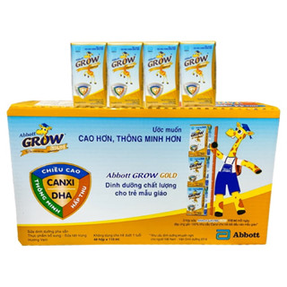 Thùng 48 hộp sữa bột pha sẵn Abbott grow 110ml