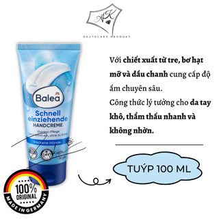 [ Hàng Đức ] Kem dưỡng da tay Balea Đức - 100ml