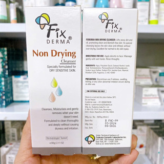 Sữa rửa mặt Fixderma Non Drying Cleanser mẫu mới (60g)