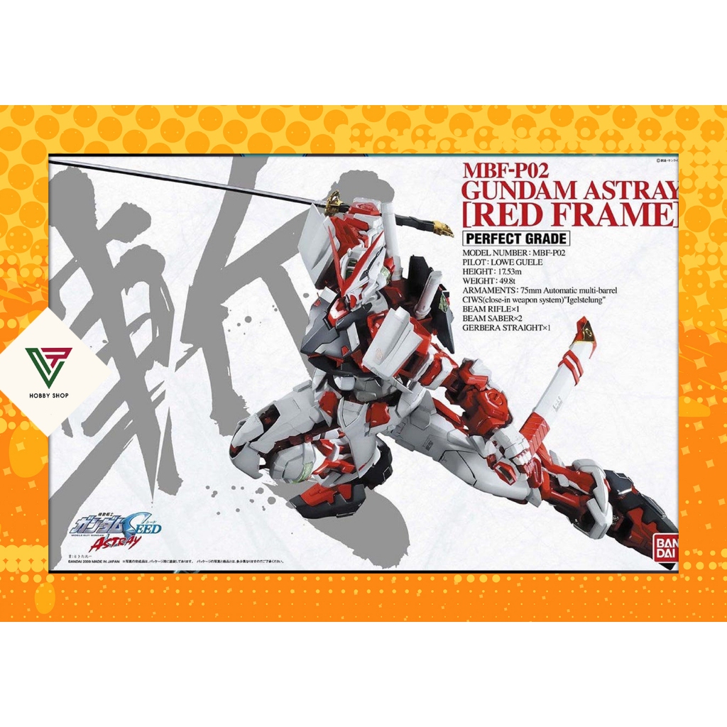 Mô Hình Lắp Ráp PG 1/60 Gundam Astray Red Frame