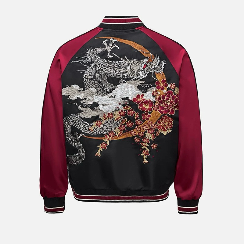 Order Áo khoác bomber sukajan jacket thêu Rồng