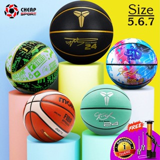 Bóng Rổ Cao Su Da Size Số 5 6 7 Chính Hãng King Ball Banh Bóng Rổ Trẻ Em Nam Nữ Học Sinh Viên Giá Rẻ