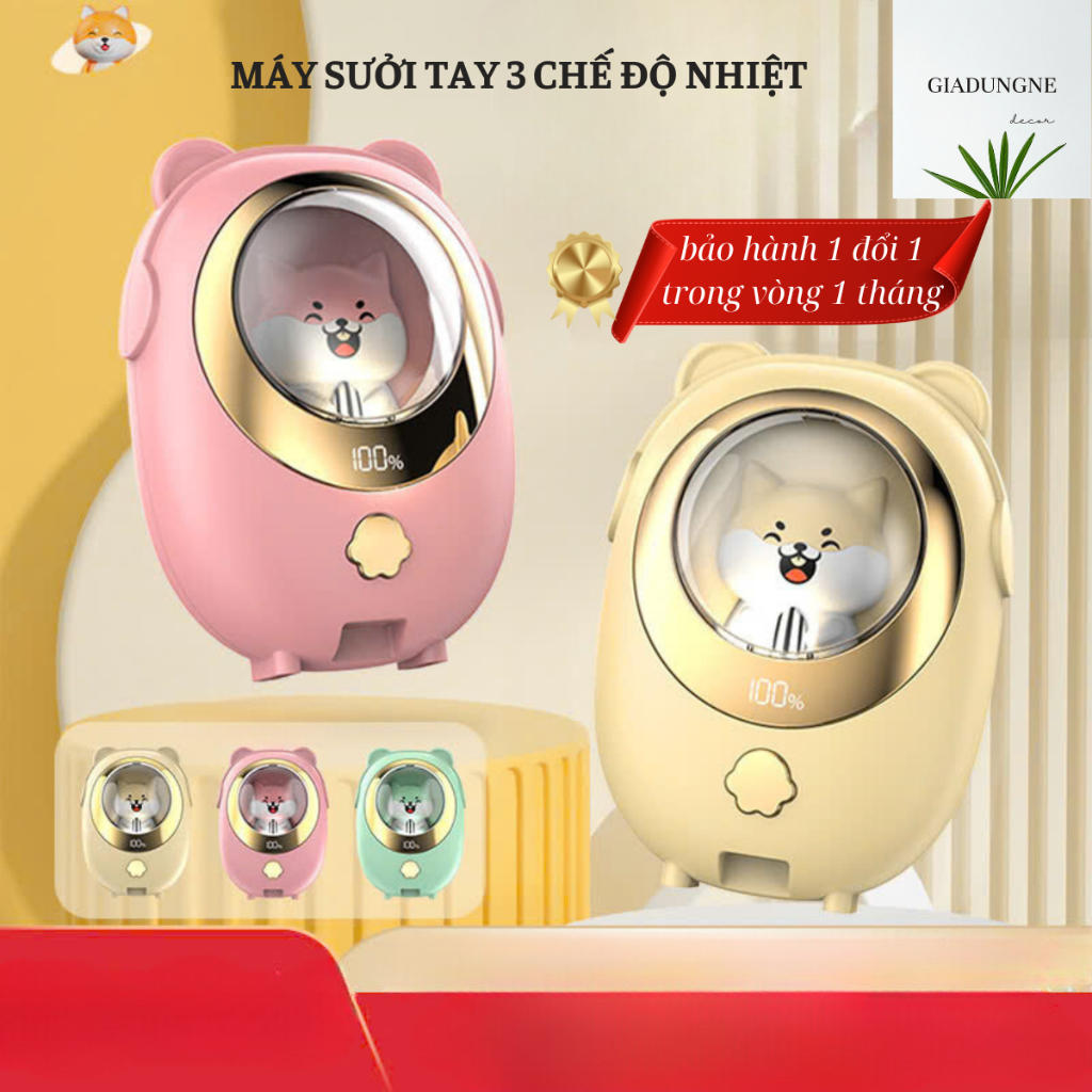 Máy sưởi mini cầm tay Máy sưởi cầm tay đa chức năng, tiện dụng, mang theo mọi lúc mọi nơi