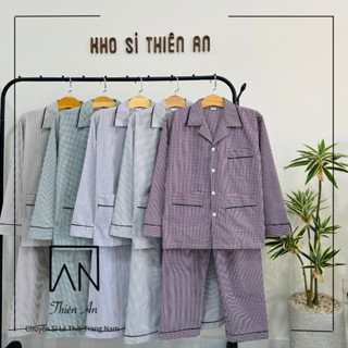 [FreeShip] [Siêu Sale]Đồ bộ pijama nam trung niên đồ pyjama mặc nhà cho người lớn tuổi đồ ngủ tặng ông tặng bố COTT