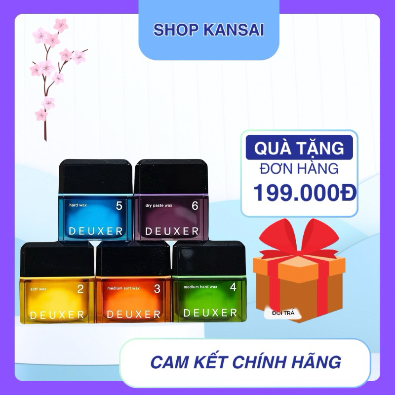 Sáp vuốt tóc DEUXER Nhật bản