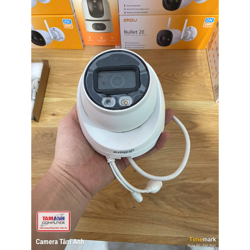 Camera IPC Dahua 2MP Full Màu Ban Đêm, POE + Mic ( Trong Nhà )