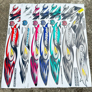 Tem Rời Lửa Cháy Mẫu Mới Chữ Z Dán Wave 50/100/110 Chuẩn Phom Cực Chất.