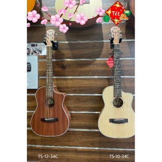 Đàn Guitar Acoustic - Size Mini 1/2 - Dáng Khuyết - chính hãng Tayste