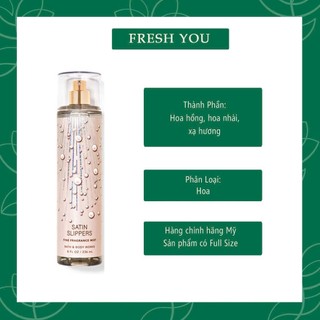 Xịt thơm body mist, xịt thơm nước hoa