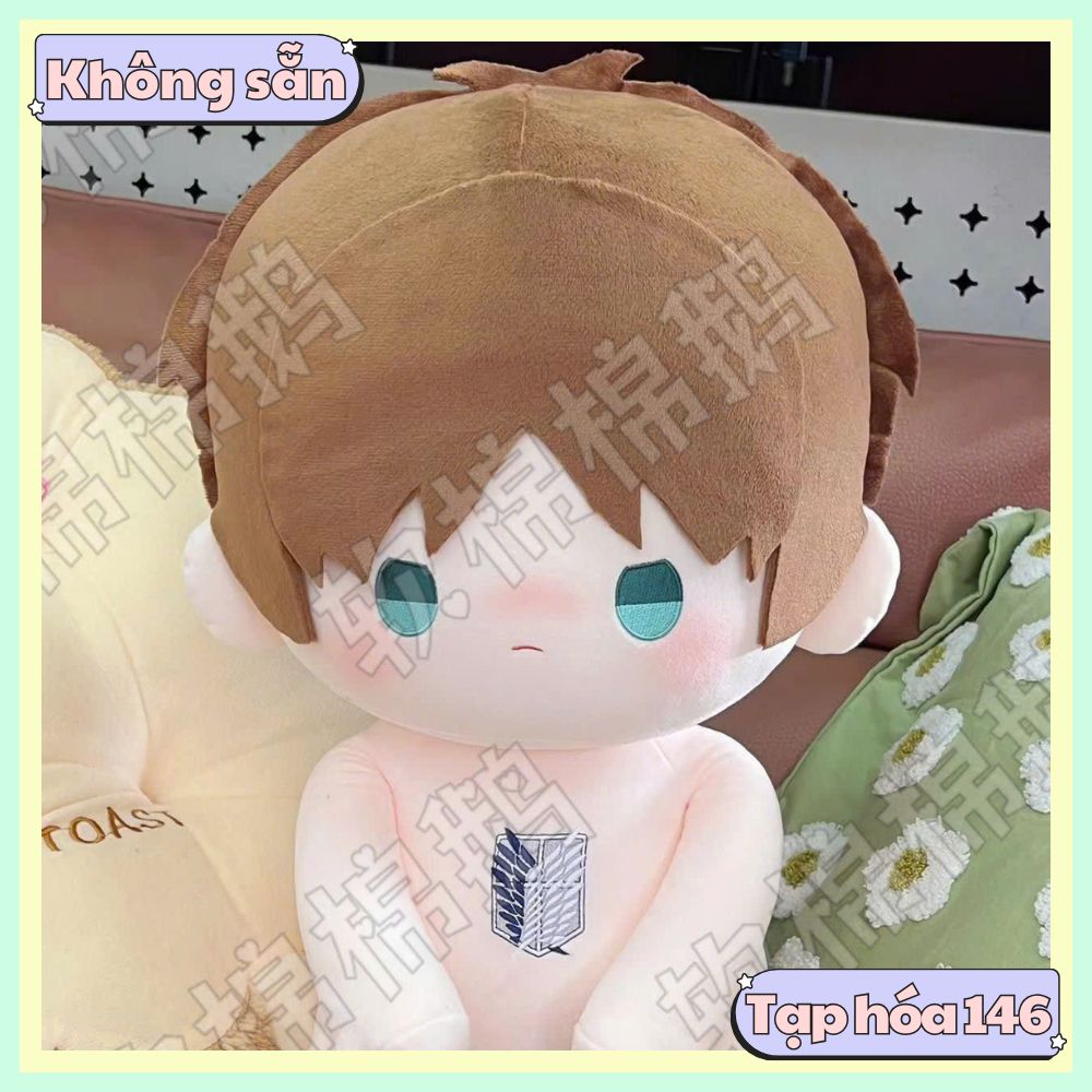 [ORD] Doll Levi, Eren, Hange, Mikasa, Erwin, Arrmin, Jean anime Attack On Titan 10cm 20cm 40cm ngồi