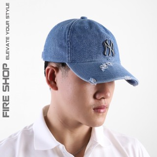 Mũ Nón Lưỡi Trai N.Y M.L.B Nam Nữ Jean Wash Cao Cấp