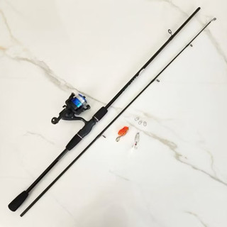 Bộ Combo Cần Câu Lure Sói Đen Máy Đứng YF200 Kèm Bộ Phụ Kiện Đầy Đủ Giá Rẻ, Học Sinh 1m65 1m8 2m1 docautuan