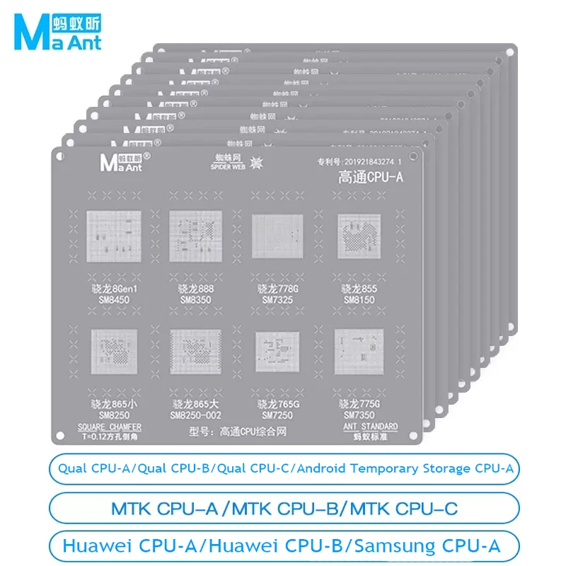 Vỉ làm chân Android MaAnt các loại CPU Qualcomm, MTK, Samsung