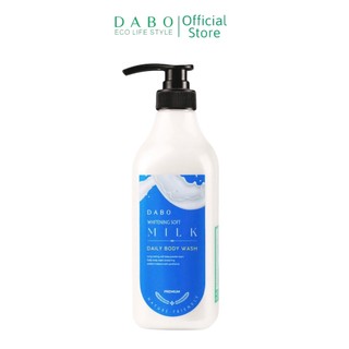 Sữa tắm trắng da Dabo Whitening Soft Milk Daily Body Wash Hàn Quốc Chính Hãng 750ml