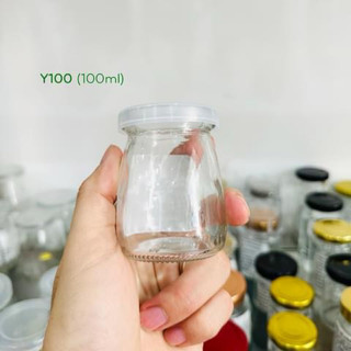 HỦ THUỶ TINH LÀM SỮA CHUA 100ml HỦ PUDING/ CARAMEN