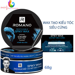 Sáp Wax Tạo Kiểu Tóc Romano 68g