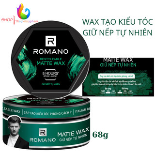 Sáp Wax Tạo Kiểu Tóc Romano 68g