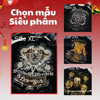 Áo thun Mỹ 2hand siêu phẩm hình to, Áo thun hình xe, hình sọ to siêu phẩm hàng tuyển giá rẻ