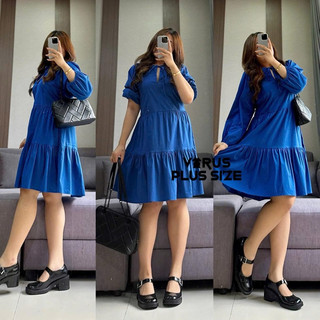 [virusplussize]Sale outlet - Đầm Bobe@u bigsize xuất xịn