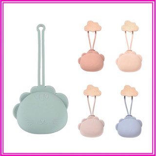 Hộp Đựng Ti Giả, Núm Ti Cho Bé Bằng Silicon, Hộp Đựng Chống Bụi Tiện Lợi An Toàn Cho Bé Sơ Sinh