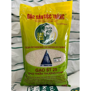 Gạo ST 25 ông Cua Chính hãng 5kg  ( date mới nhất )