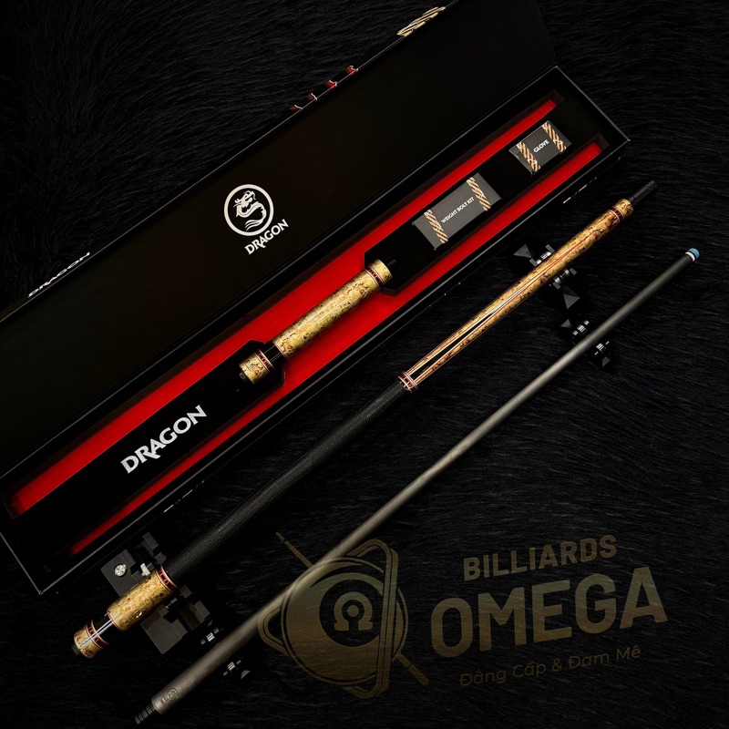 [Dragon] Cơ/Gậy Bida Lỗ Ngọn Carbon DRAGON LEGEND LD-BM