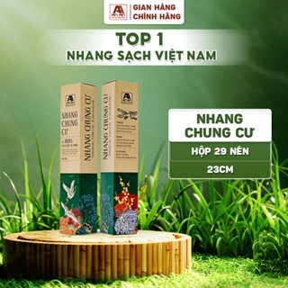 Nhang chung cư AN AN thảo mộc dài 23 cm ít khói mùi hương dịu nhẹ an toàn cho cả trẻ nhỏ.