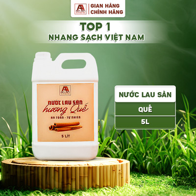 Nước lau sàn hương quế AN AN 5000ml nguyên liệu thảo mộc bồ hòn giúp xua đuổi côn trùng, đuổi muỗi hiệu quả.