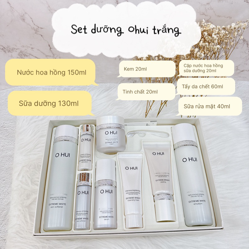 set dưỡng trắng da Ohui - Ohui Extreme White