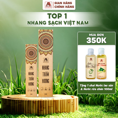 Nhang hộp tinh khiết Trầm hương An An - Thơm thuần khiết, hương Trầm nguyên chất, linh thiêng