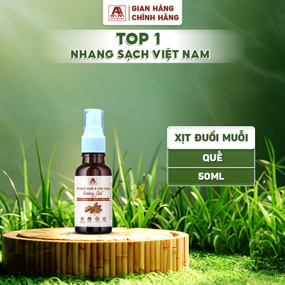 Xịt Tinh Dầu Đuổi Muỗi & Côn Trùng An An Tinh Chất Quế 50ml.