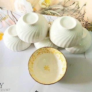 Combo 10 Chén Sứ Ăn Cơm  Đẹp Mắt/ Bát Ăn Cơm