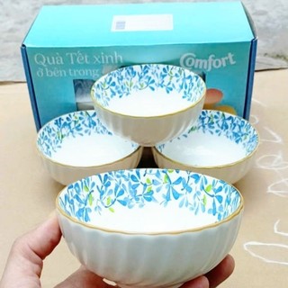 Bộ 2 chén Sứ ,chén ăn cơm decor ,Hàng Khuyến Mãi, Bát Ăn Cơm