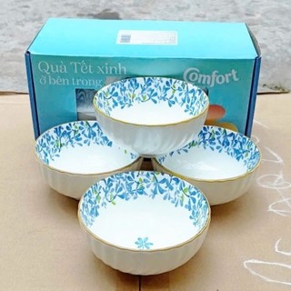Bộ 2 chén Sứ ,chén ăn cơm decor ,Hàng Khuyến Mãi, Bát Ăn Cơm