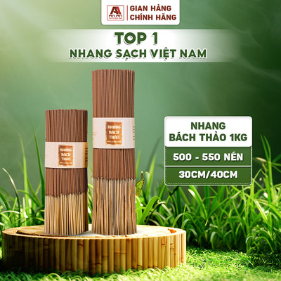 Nhang cân Bách thảo/Thuốc Bắc An An - Thơm ngọt sâu, thư giãn, thiền đình, an toàn