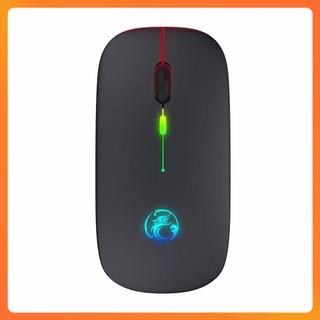 Chuột Không Dây Sạc Được E-1300 LED RGB, Kết Nối 2.4Ghz/Bluetooth, DPI 800-1600, Thiết Kế Ergonomic