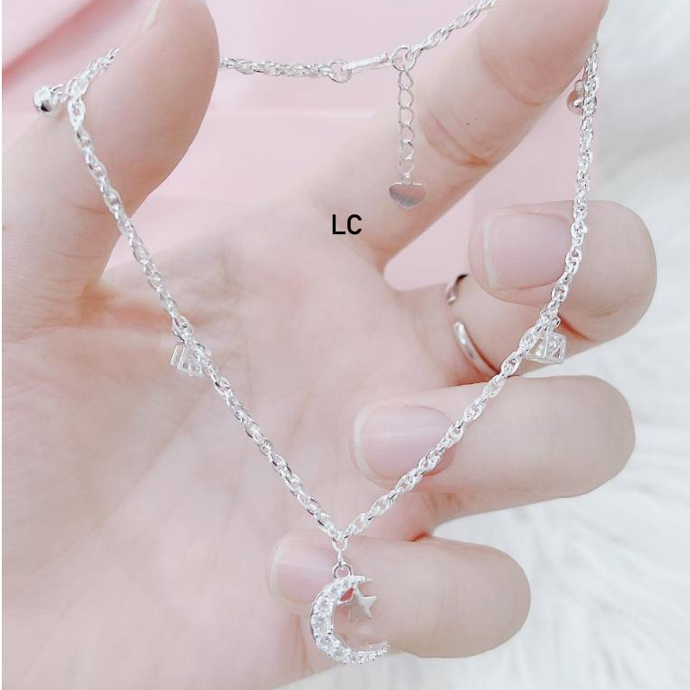 Lắc chân trăng sao , bạc ta dày dặn - TÂN BẠC STORE