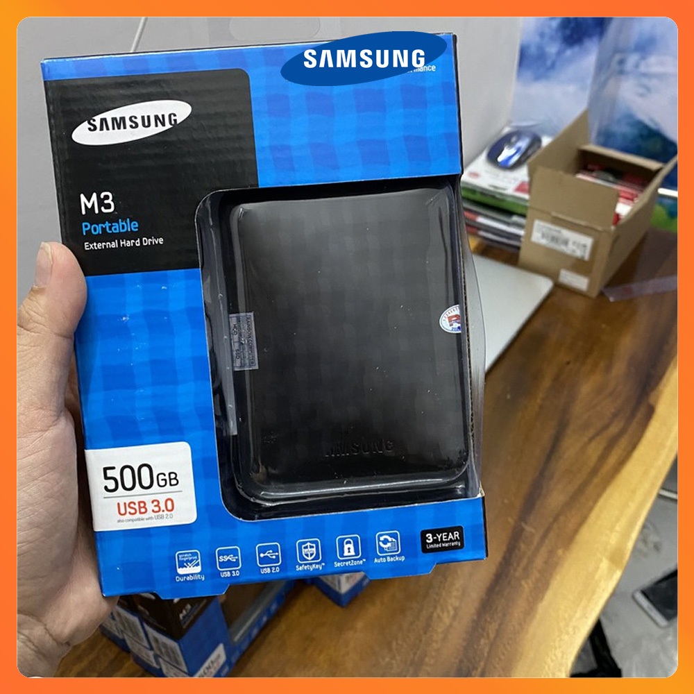Ổ Cứng Di Động SAMSUNG M3 PORTABLE 500GB 2.5 Inch USB 3.0 | BigBuy360 - bigbuy360.vn