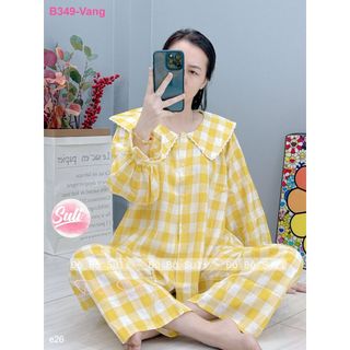 Bộ Dài Kate Mềm Siêu Đẹp B349 - Đồ Bộ Suli