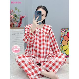 Bộ Dài Kate Mềm Siêu Đẹp B349 - Đồ Bộ Suli
