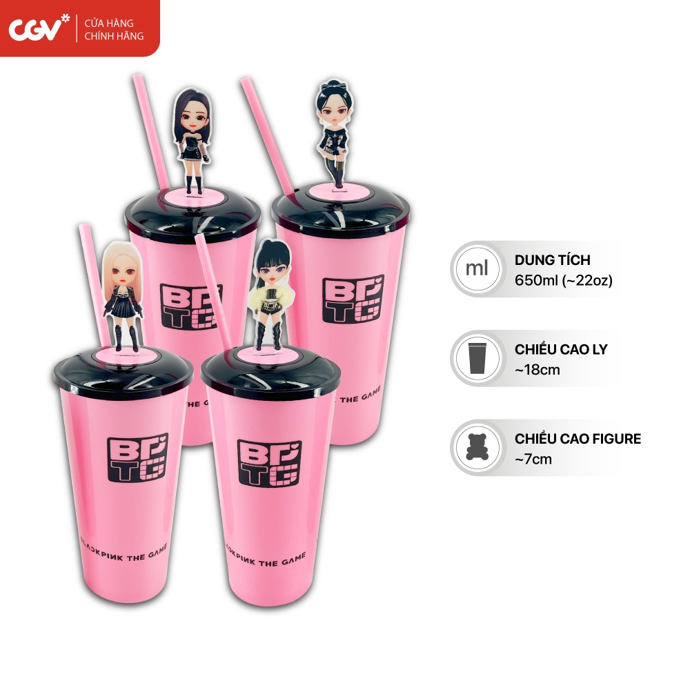 Ly BlackPink CGV Cinemas Vietnam dung tích 650ml (standee topper)