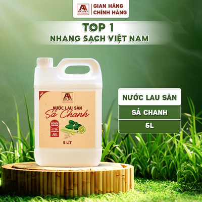 Nước lau sàn hữu cơ An An đuổi muỗi và côn trùng khử mùi chiết xuất bồ hòn sả chanh chống trơn rít 5000ml